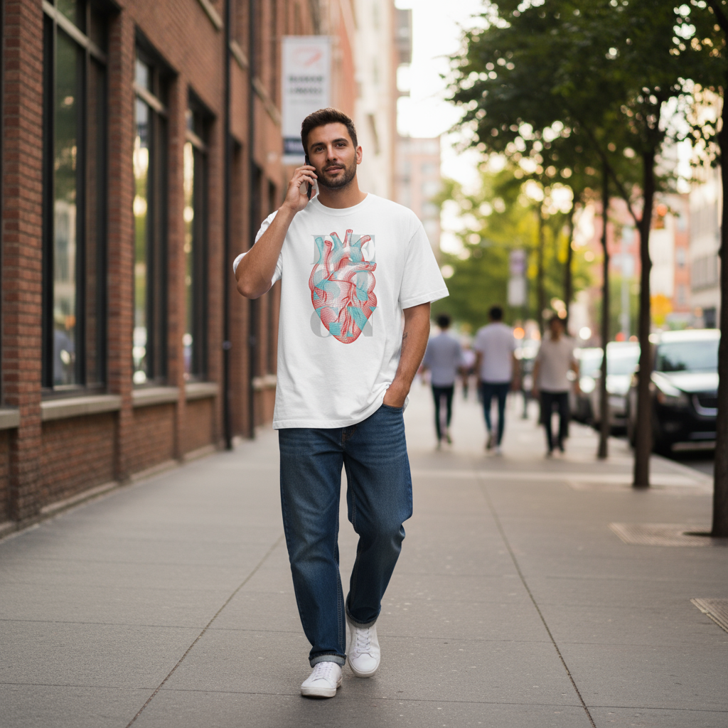 Design At Heart Relaxed Premium T-Shirt